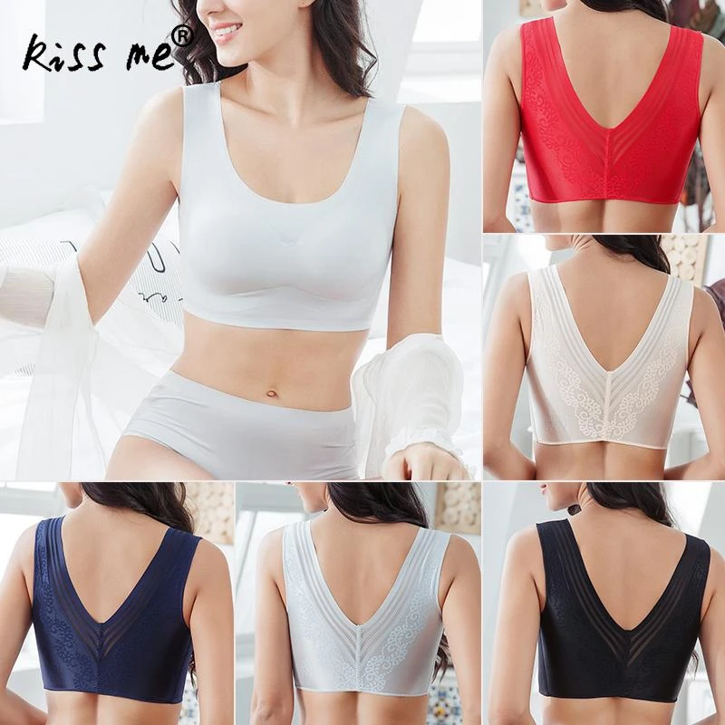 Breathable seamless wireless bra Clearance