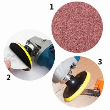 

100pcs Sanding Discs Hook&Loop Pad 80-3000Grit 3inch Semi-rough Abrasive