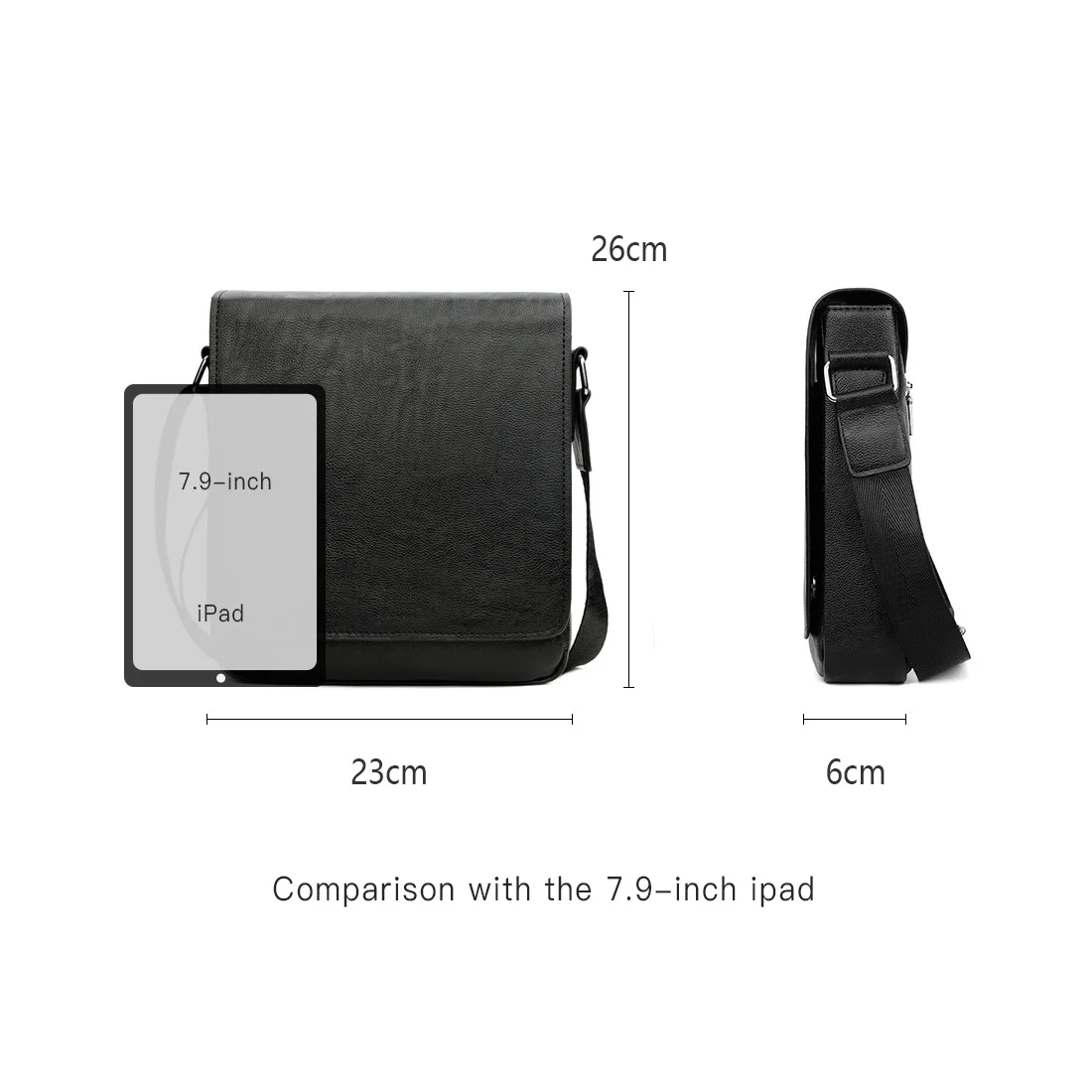 

Autumn New Style Korean-style MEN'S Messenger Bag Simple Shoulder Bag Business Casual Haversack Verticle iPad Bag