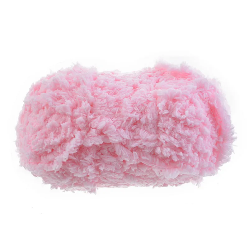 B One Roll Wool Yarn For Knitting Ball Woolen Thick Coral Velvet Soft Baby Yarn Hand Knitting Cashmere Yarn Thread - Цвет: B