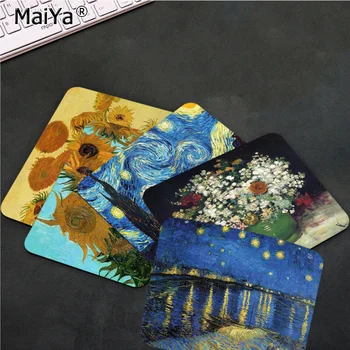 

MaiYa New game Van Gogh Unique Desktop Pad Game Mousepad Smooth Writing Pad Desktops Mate gaming mouse pad