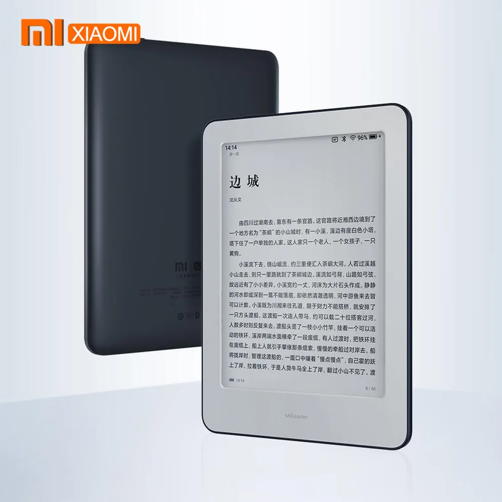 Xiaomi MiReader Электронная книга Электронная Бумажная книга интеллектуальная офисная артефакт метр домашняя электронная книга читатель сенсорный чернильный экран ридер