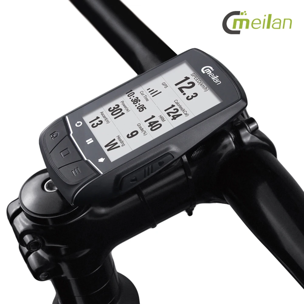 MEILAN M1 gps навигационный велокомпьютер Peedometer Candence сердечный ритм 2," BLE4.0 велокомпьютер