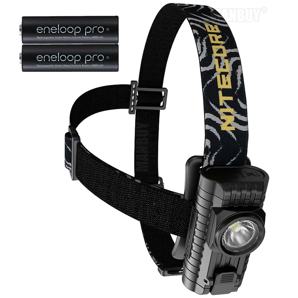 Бесплатная доставка светодиодный налобный фонарь NITECORE HA23 CREE + Перезаряжаемый