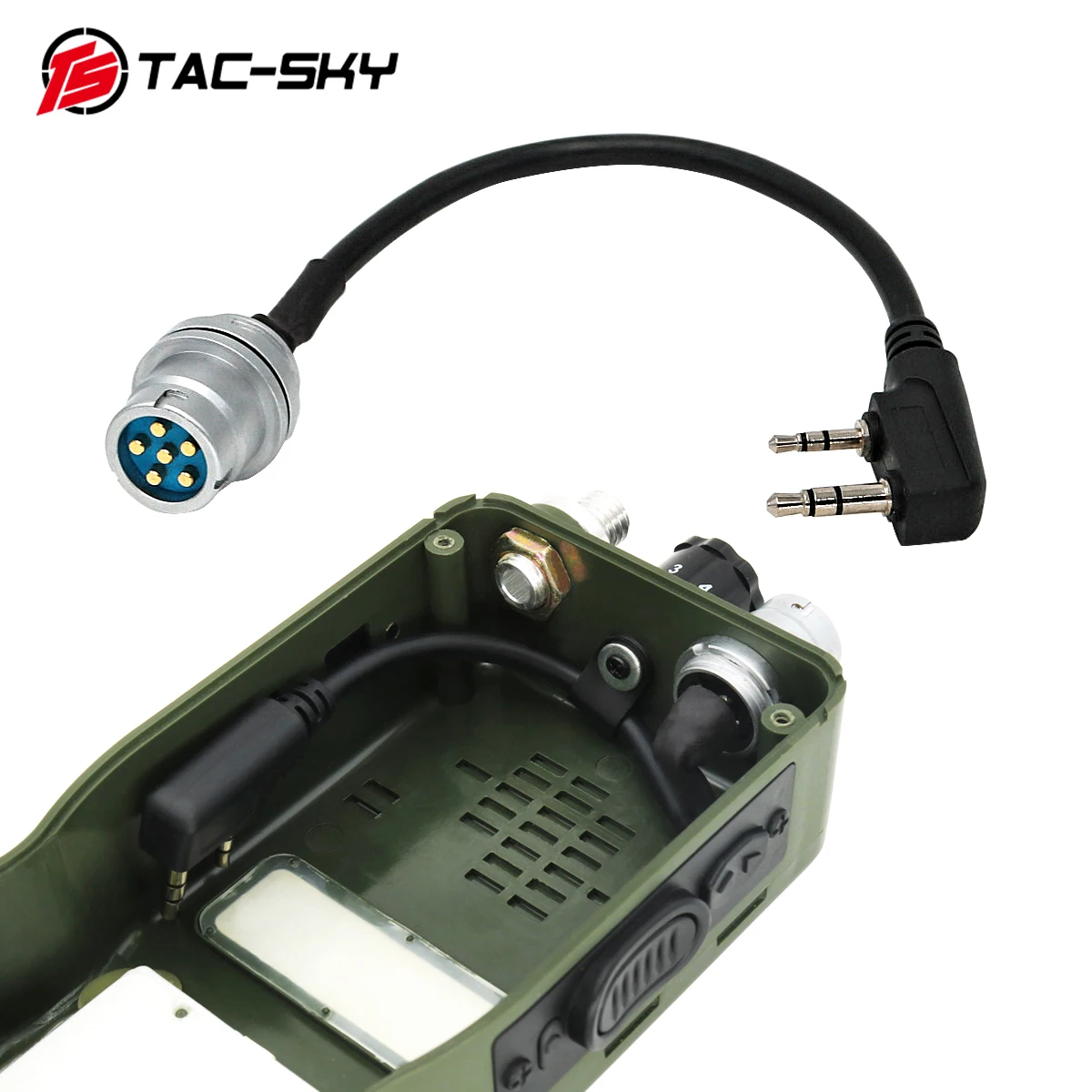 TAC-SKY U 283/U U-283 радио DIY разъем для AN/PRC 148152152a Харрис виртуальный Чехол тактический PRC 148152152a манекен коробка u283