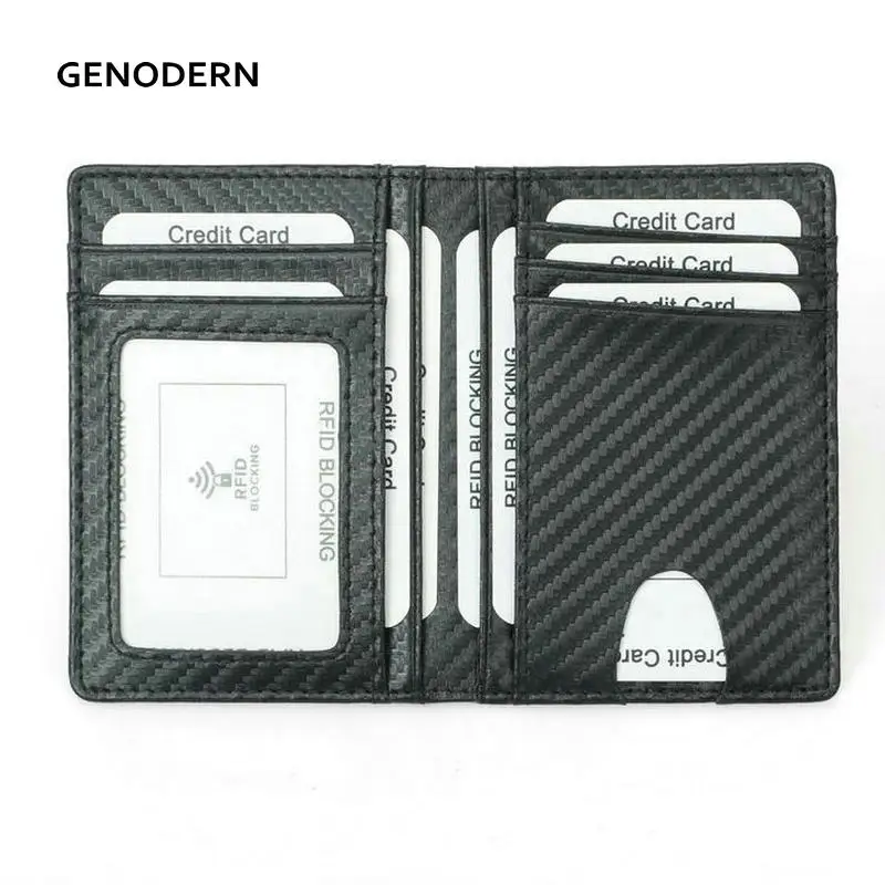 Купить GENODERN RFID кредитный держатель для карт мужчин водительских прав из углеродного | Держатели для карт и пропусков (4001017547067)