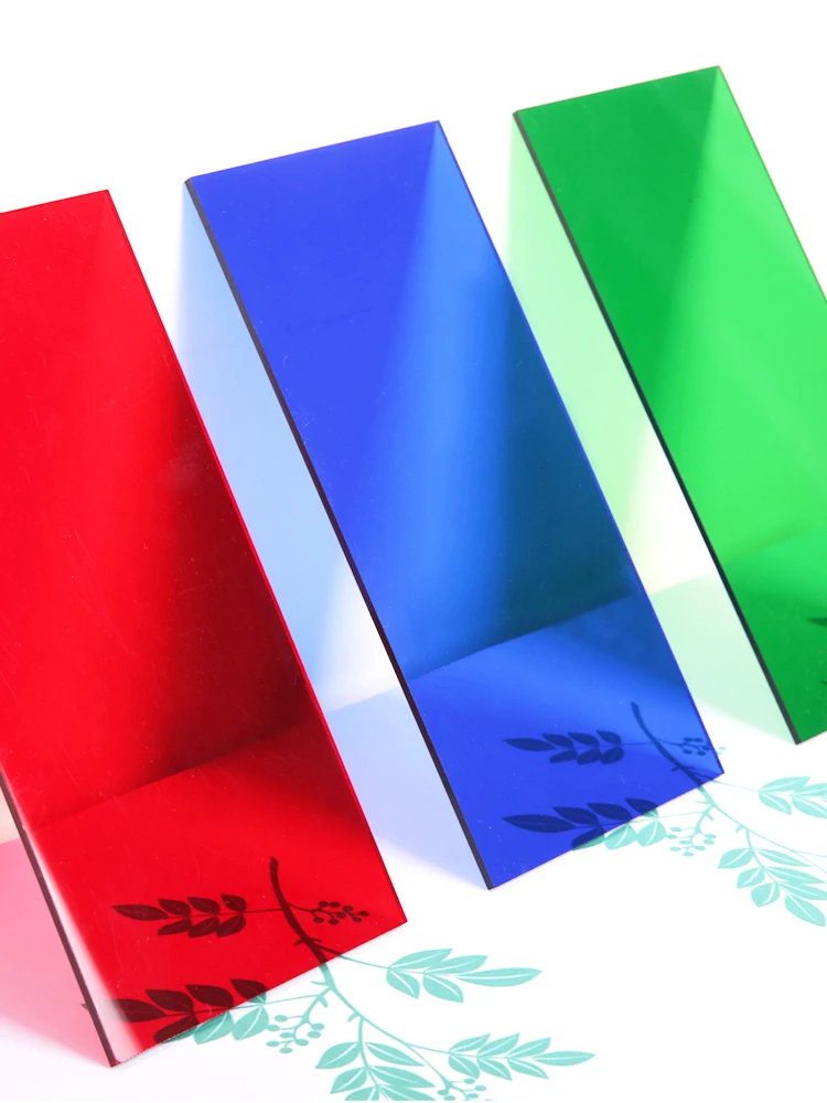 Color Plastic Plate Color Transparent Acrylic Plate Customization plastic acrylic sheet
