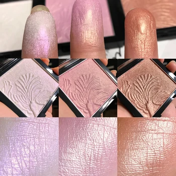 

Highlighter Bronzer Powder Palette 3 Color Face Iluminator Makeup Professional Glitter Shimmer Palette Brighten Cosmetic