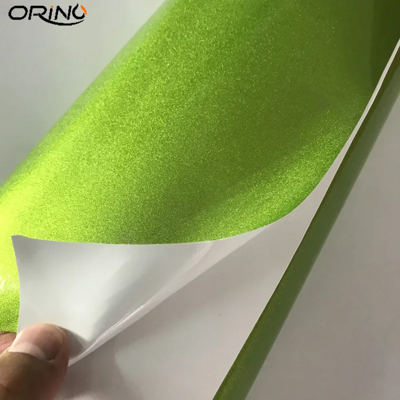 Glitter Diamond Green Vinyl Film Wrap-6