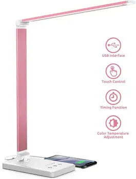 

Folding Table Lamp Led Touch Eye Table Lamp Five Files Dimming Creative Learning Reading LED Table Lamp