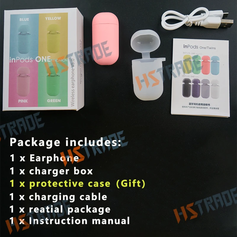 Original inPods ONE TWS Bluetooth Earphone Touch Control Wireless Earbuds Better Than i9 i10 i11 i12 i14 for iPhone Xiaomi