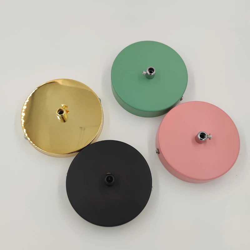 Ceiling Plate Vintage Round 10cm Lighting Accessories Pendant Lamp DIY +Lock Wire Lamp Base decorative lights lamp base led lamp base pendant light hook