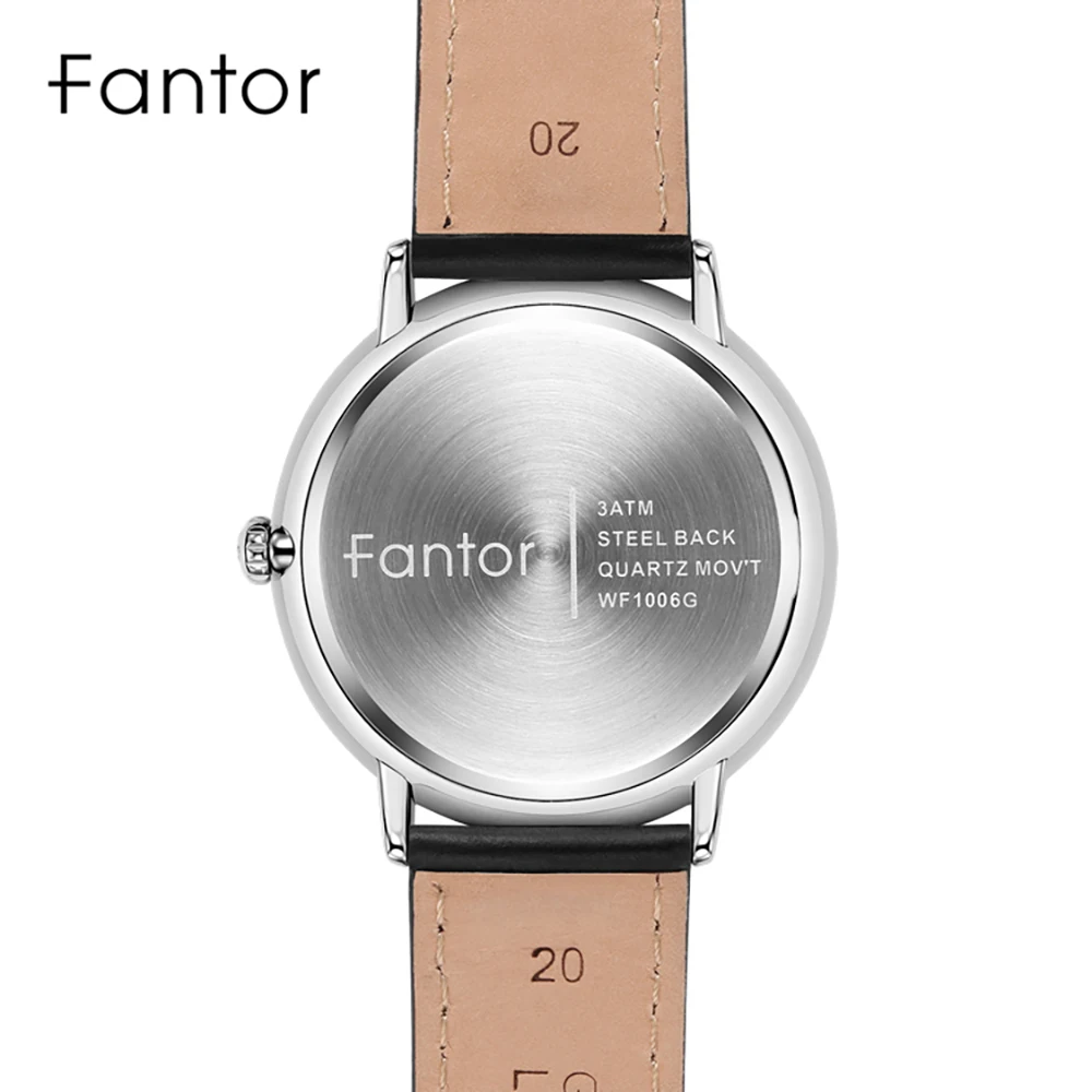 Модные Роскошные повседневные Брендовые мужские часы Fantor водонепроницаемые