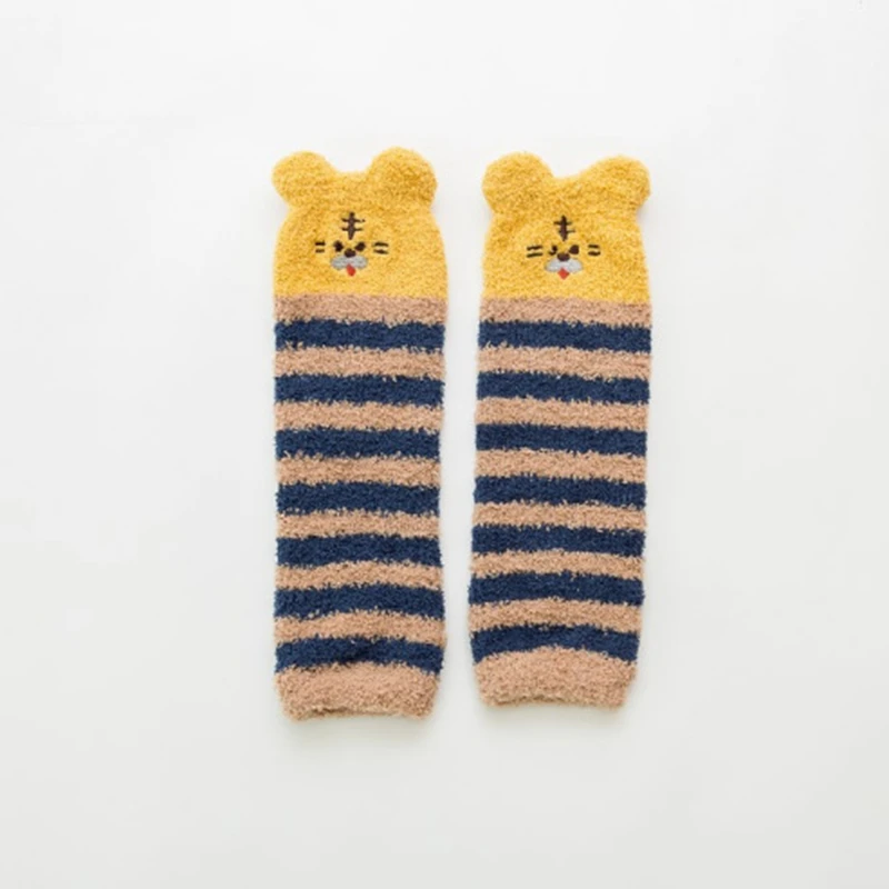 Yellow Детские гетры; зимние наколенники из кораллового флиса для малышей; теплые леггинсы для новорожденных; утепленные наколенники для маленьких мальчиков и девочек - Цвет: Yellow