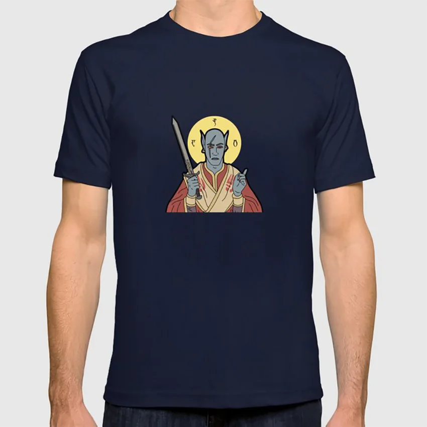 Футболка с изображением святого цзюба morrowind fanart