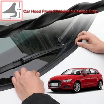 

For Audi A3 2013-2020 Car Styling Car Seal Strip Windshied Spoiler Filler Protect Edge Weatherstrip Strips Sticker Accessories