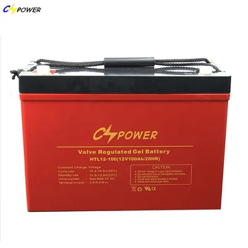 

Long Life Span Deep Cycle Solar Gel Battery 12V 100Ah for home solar system