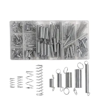 

200PCS /1 Box of Tension and Compression Spring Combination Set for Home Decoration With Hook Spring