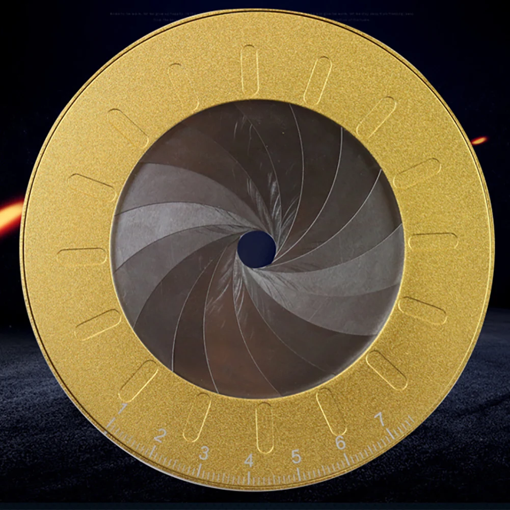 

Round Inspiring Measuring Ruler With Marks Adjustable Circle Drawing Tool Stationery Rotary Party Professional Stainless Steel