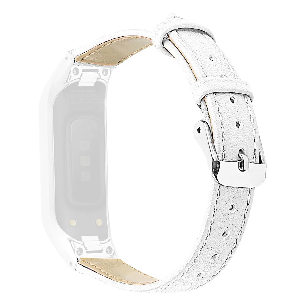 Новейшая мода из натуральной кожи ремешок для часов для samsung galaxy fit-e R375+ металлический каркас сменный ремешок для galaxy Watch# G1