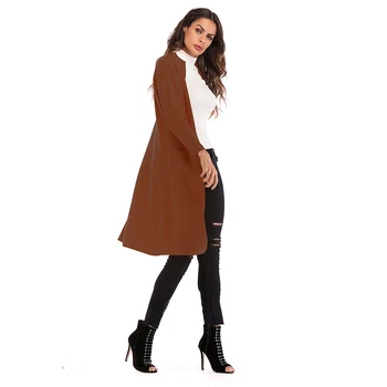 

2019 Winter Autumn Women Knitted Cardigans Single Breasted O-neck Full Sleeve Loose Solid Thick Long Sweaters Warm