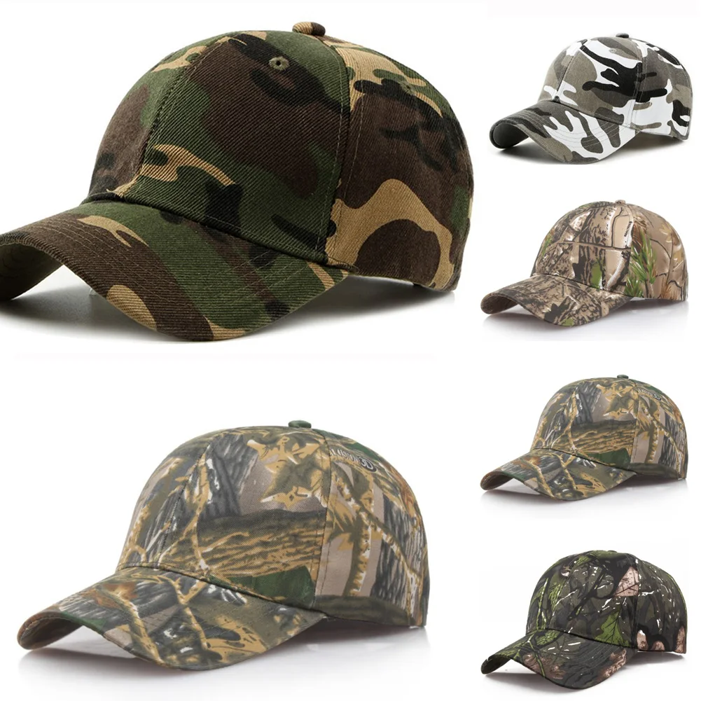 Outdoor Sport Snap back Caps Camouflage Adult Men Cap Hunting Camo Army Military