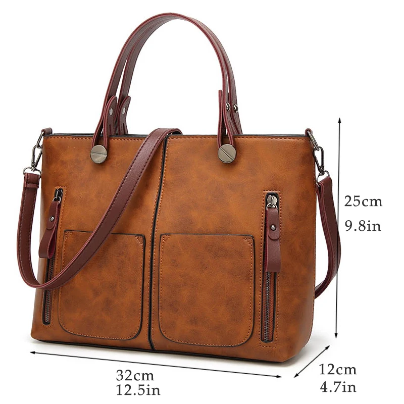 Tinkin винтажная женская сумка на плечо женские повседневные сумки для ежедневных покупок Универсальная высококачественная Сумочка Dames