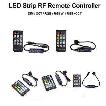 

Single Color/CCT/RGB/RGBW/RGB+CCT RF 17/28Keys Wireless remote Controller DC 5-24V for 2835 5050 5630 5730 LED Strip lighting
