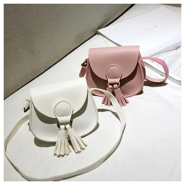 Citgeett Fashion Baby Girls Handbag Leather Shoulder Mini Bag Purse Ladies Crossbody Satchel Tote Solid