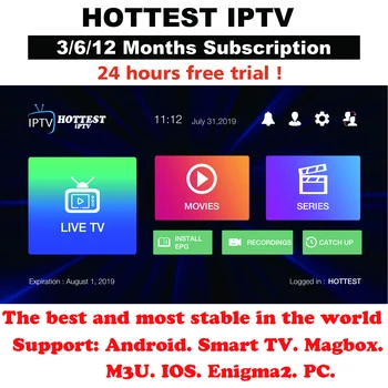 

Dutch French German Polish Italy Spain Portugal Belgium Sweden Arabic UK US CA IPTV Subscription for Android Smart TV Box M3U