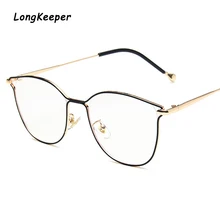 Ретро овальные кошачьи глаза Оправа очков для женщин и мужчин компьютерные глаза защитные очки Оптические очки Рамка унисекс