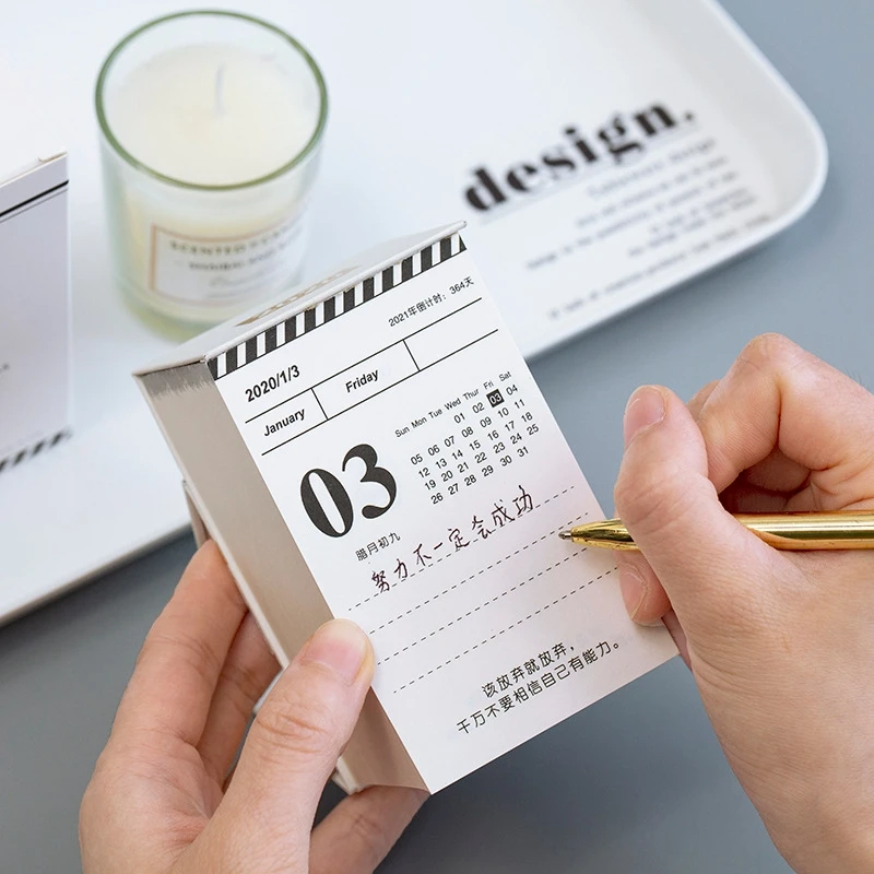 Простой настольный мини календарь на 2020 год обучение фотоальбом для офиса школы