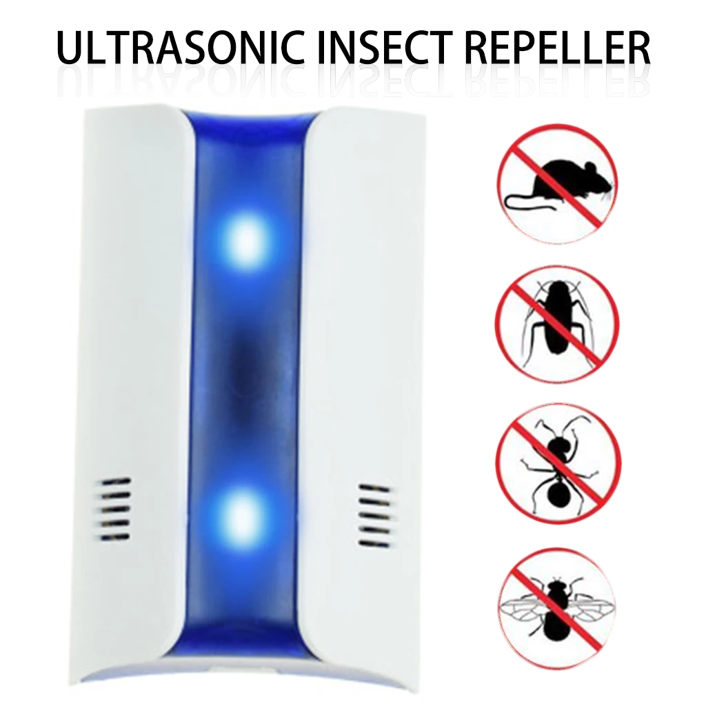 

Multi-Function Ultrasonic Electronic Repeller Bread Type Mosquito Killer Spider Mice Cockroach Moth Insect Pest Repellent Killer