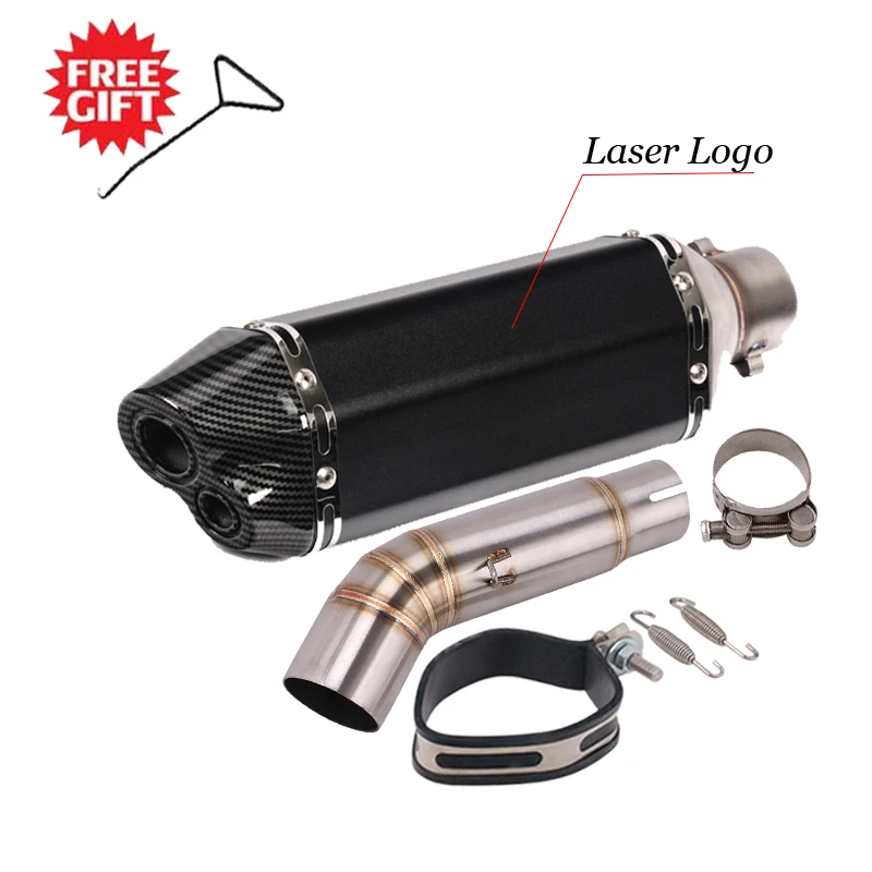 Slip On For SUZUKI GSX-S750 BK750 GSR750 GSX S750 2017-2020 Motorcycle Exhaust Systems Escape Moto Modified DB Killer Link Pipe - Image 4