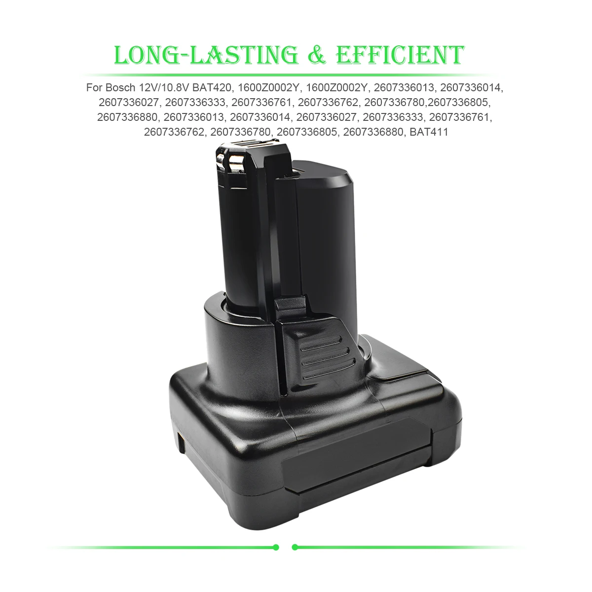 Литий ионный аккумулятор Turpow для Bosch BAT411 BAT412A BAT413A 2607336013 2607336014 2