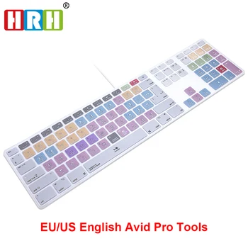 

HRH Avid Pro Tools Hotkey Shortcut Keyboard Cover Skin For Apple Numeric Keypad Wired USB for iMac G6 Desktop PC