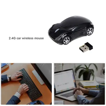 

2.4G Wireless Wired Mouse 3D Car Shape 1000DPI Usb Gaming Mini Mice Matte Accessories For Office Pc Laptop Computer Desktop