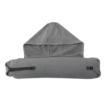 

Neck Support Travel Set with with Detachable Hoop Cap Portable U-Shaped Cervical Cushion for Airplane Car Train Travel