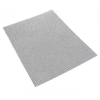 

Shopify Dropship Hot Selling Non-stick Barbecue Grilling Mats High Security Grid Shape BBQ Mat with Heat Resistance 30x40x0.2cm