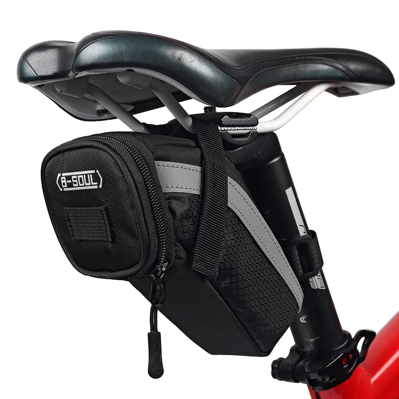 Bike Bicycle Saddle Bag Under Seat Storage Bicycle Rear Tail Pouch Cycling Bags