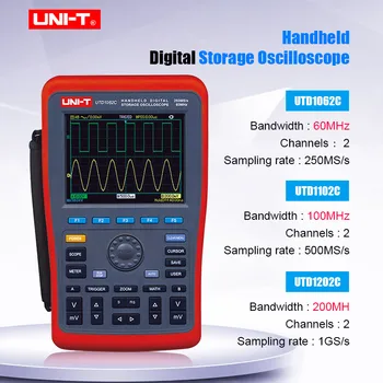 

Digital Storage Oscilloscope DC AC voltage current meter Resistance Capacitance Multimeter UNI-T UTD1062C UTD1102C UTD1202C