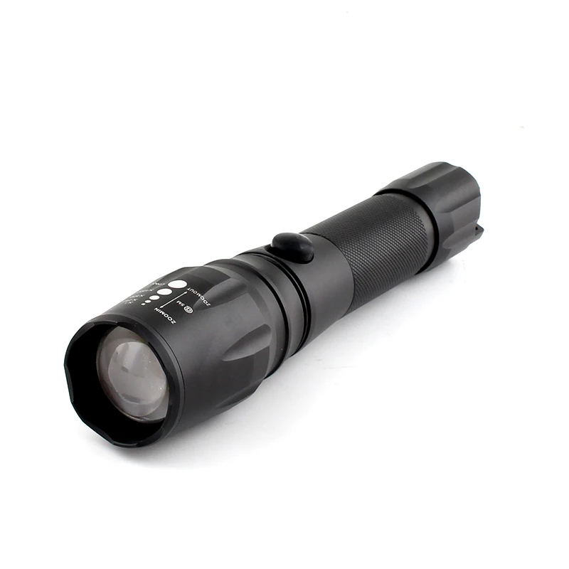 

T6 LED Flashlight 18650 AAA Battery Flash lights torch waterproof DC charging flashlights camping hiking lighting 1200LM power