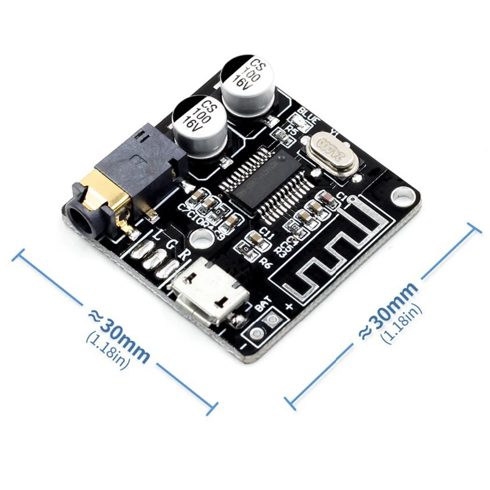 Модуль музыкальный Автомобильный Электронный DIY светодиодный индикатор мини MP3 декодер плата Bluetooth 4,1 аудио приемник без потерь стерео