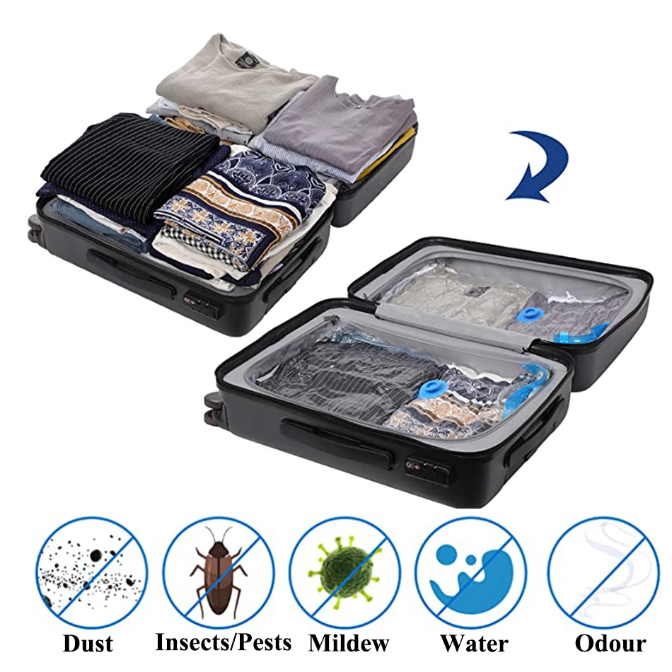 Vacuum Storage Bags For Clothes Pillows 