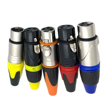 

10 Set Audio Microphone Plug 3pin Speaker Connector Male Female Adapter MIC Wire G8TB