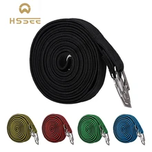 HSSEE экологически чистый натуральный латексный карго в комплекте веревка 400 см высокий эластичный багажный ремень велосипедные аксессуары для мотоциклов