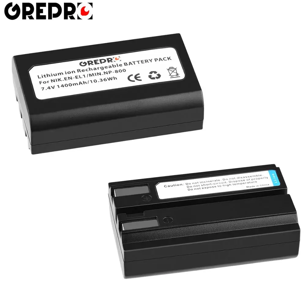 Take Caricabatterie Compatibile per Batteria Nikon EN-EL1
