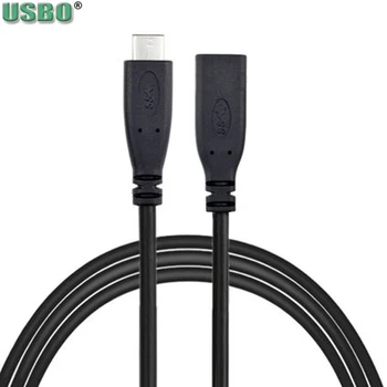 

0.25m 0.5m 1m 2m Male USB3.1 Type C to USB-C Female Data Line Cable HDMI DVI VGA DP NS Video Extension Power cord For macbook