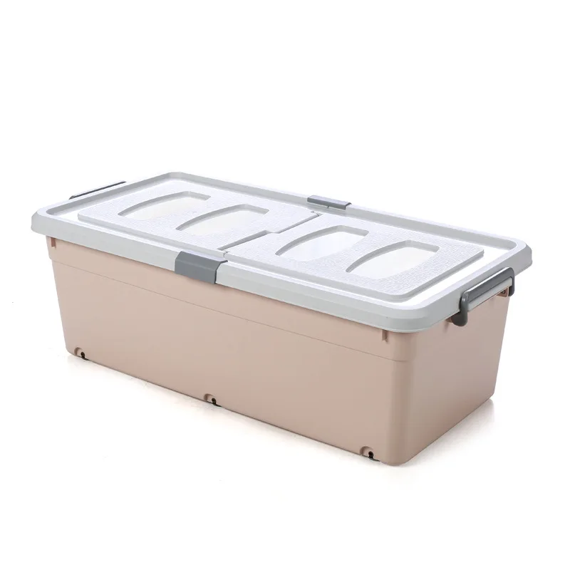 Коробка для хранения Органайзер Пластиковый Контейнер Для Хранения пластиковая кровать Нижняя коробка для хранения одежды сортировочная коробка многофункциональное хранение мелочей