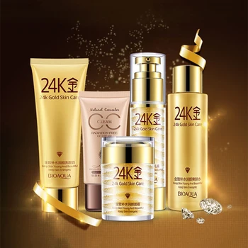 

BIOAQUA Gold 5PCS/SET Essence Cream Face Care Nutrition Moisturizing Anti-Aging Cream Anti Wrinkle Nourishing